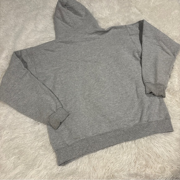 Thrasher Skateboards Flame Fire Heather Grey Logo Hoodie Sweatshirt Mens Small - Picture 7 of 10